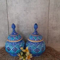 ظروف مسی میناکاری|صنایع دستی و سایر لوازم تزئینی|شیراز, تندگویان|دیوار