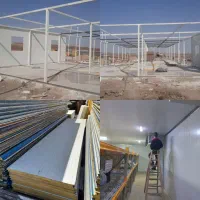 ساخت آلاچیق پارکینگ با ساندویچ پانل یک رو ورق|مصالح و تجهیزات ساختمان|مشهد, عسگریه|دیوار