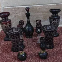 اگرمن اصل تنگ باشش گیلاسخوری گلدان ۲جفت چراغ کوچک