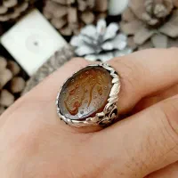 انگشتر عقیق خطی|جواهرات|فردیس, نسترن غربی|دیوار