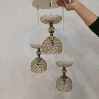 لوستر سه شاخه اویزی