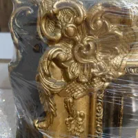 تابلو خوشنویسی الله قلمزنی و قاب چوبی|تابلو، نقاشی، عکس|تهران, فردوس|دیوار