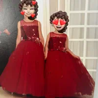 لباس عروس بچگانه قرمز