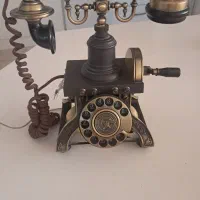 تلفن کلاسیک طرح برنزی