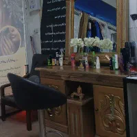 آینه دراور چوبی طلایی