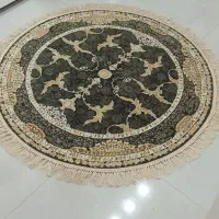 قالی گرد ۷۰۰ شانه کاشان نو