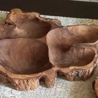 ظرف پذیرایی چوبی