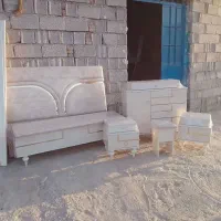 ست کامل تخت خواب دونفره به قیمت تولیدی|تخت و سرویس خواب|پارسآباد, |دیوار