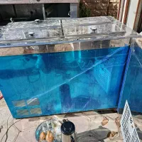 فریزر صندوقی استیل 4در خوابیده