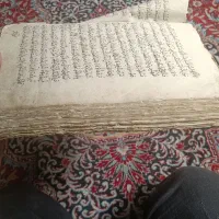 قران خطی 300 ساله 100 برگ(200)صفحه|کلکسیون اشیاء عتیقه|یزد, |دیوار