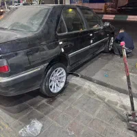 پژو پارس مدل 91 بی رنگ پر کلاغی