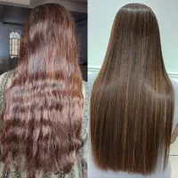 کراتین مو خورموج فقط هزینه مواد گرفته میشود|خدمات آرایشگری و زیبایی|خورموج, |دیوار