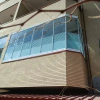 شیشه تاشو،بالکن شیشه ای ،کابین دوش،سیستم اسلایدینگ