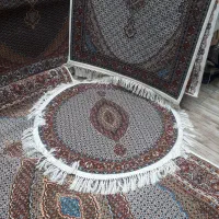 فرش ماهی کرم ۷۰۰شانه تراکم۳۰۰۰دایره۱×۱ سایز|فرش|تبریز, |دیوار
