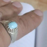 انگشتر نقر فیروز کوچک|جواهرات|قم, ولیعصر|دیوار