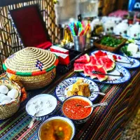 کارگاه آرام سازی ذهن با بوم رنگ آمیزی طرح دار