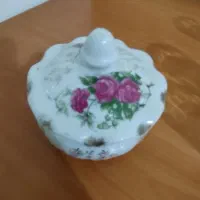 قندان گل سرخی عتیقه
