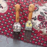 دوتا شانه قالی بافی
