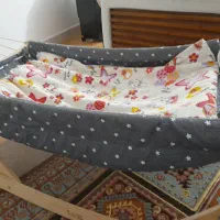 گهواره چوبی|اسباب و اثاث بچه|لاهیجان, گلستان|دیوار
