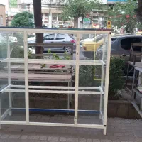 ویترین مغازه از نوع آلومینیوم آلوپن