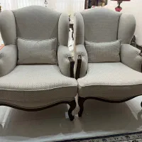 نیم ست مبل برژه همراه میز وسط دو‌عدد تکی|مبلمان خانگی و میز عسلی|کرج, فاز ۴ مهرشهر|دیوار