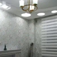 لوستر سه شاخه طلایی