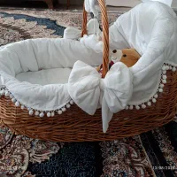 سبد حمل نوزاد حصیری