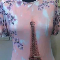 تیشرت طرح دار و شلوار خونگی