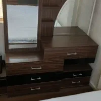 تخت و میز آرایش|تخت و سرویس خواب|تهران, دولاب|دیوار