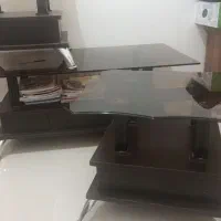 میز جلو مبلی ودو عدد عسلی