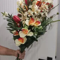 دسته گل مصنوعی گل های متنوع پر بدون گلدان|گل مصنوعی|تهران, تهرانپارس غربی|دیوار