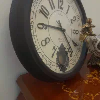 ساعت دیواری پنل دار قطر ۵۵ وظرف انتیک قدیمی