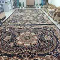 سه تخته فرش ۱۲متری سرمه ای