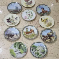 بشقاب دیوارکوب در طرح و سایز متفاوت