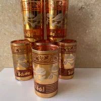 لیوان طلاکوب تزیینی ۱۶۰ تومان