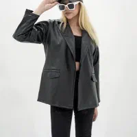 کت چرم زنانه|لباس|ایزدشهر, |دیوار