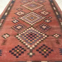 گلیم ۷۰ ساله دستبافت ۵ متری تمام پشم انتیک|گلیم، جاجیم، گبه|تهران, شهرک غرب|دیوار