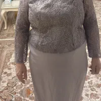 پیراهن مجلسی نو سایز چهل و شش و تونیک مشگی نو