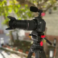 Canon 7D mark II+18-200 نو نو با گارانتی و تجهیزات