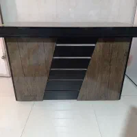 میز اداری به همراه فایل سه کشو قفل دار