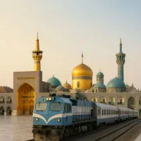 تور مشهد با قطار 8روزه حرکت 12اذرماه اقساطی