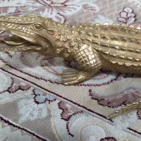 مجسمه تمساح برنزی خارجی