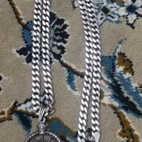 زنجیر و پلاک نقره کارتیر|جواهرات|پاکدشت, پاکدشت (مامازند)|دیوار