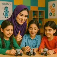 آغاز همکاری در آموزش رباتیک + مریوان