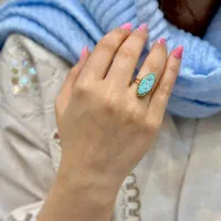 انگشتر فیروزه