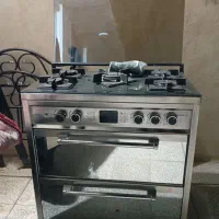 اجاق گاز صفحه شیشه ای طرح فر