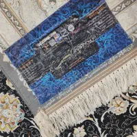 یک تخته فرش 9متری نقره ای با قالیچه 1.5 در 2.25|فرش|قم, نیروگاه|دیوار