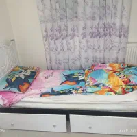 تخت خواب یک نفره|تخت و سرویس خواب|تهران, وصفنارد|دیوار