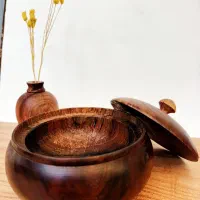 تولیدی عمده ظروف چوبی خراطی