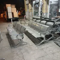 صندلی چهار نفره فرودگاهی استوک در حد نو